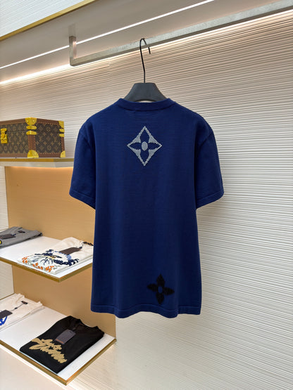 Tee shirt Monogram maille à col rond 10/10