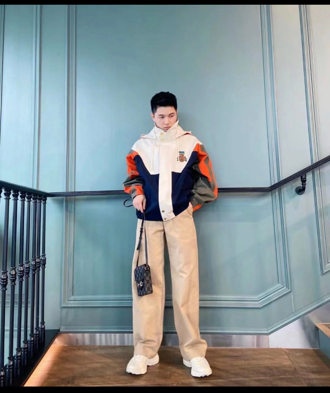 Veste gg orange kaki  facture