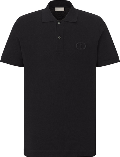 Polo CD Icon, coupe relax Jersey de coton noir