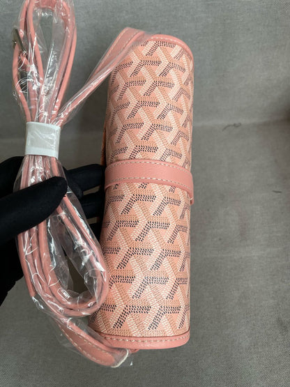 Sac Belvédère  limited édition Rose cuir facture.