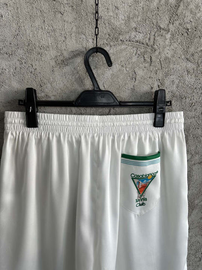 METAPHYSICAL TENNIS ICON SHORT SLEEVE SILK SHIRT ensemble