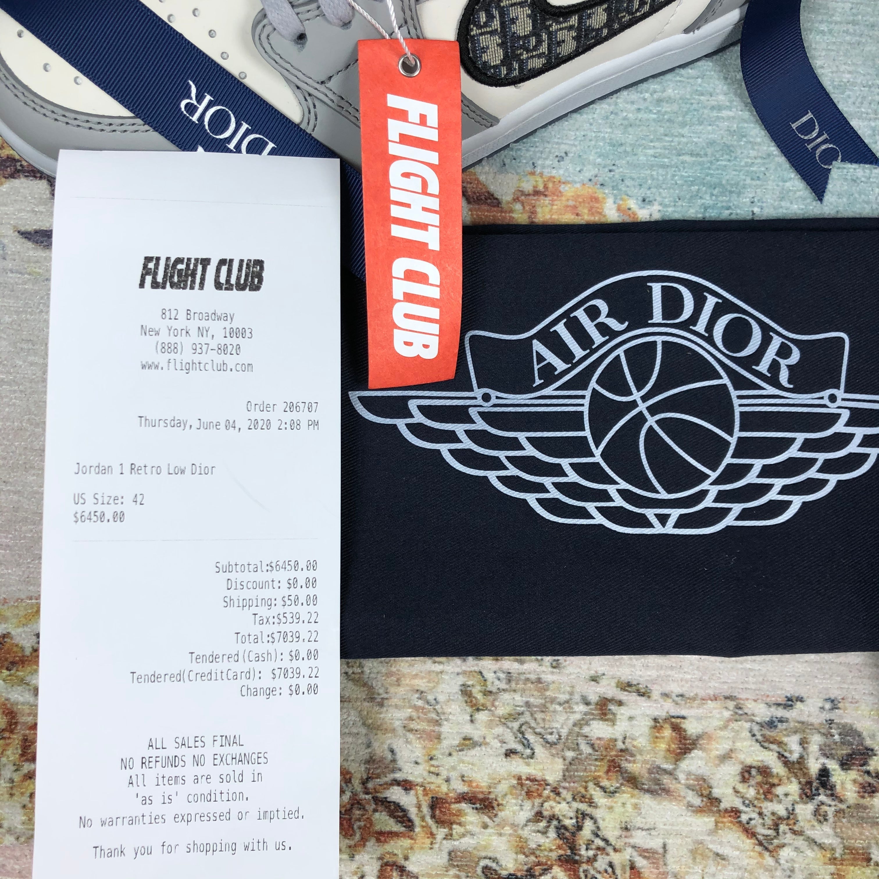AJ High  CD flight club  X Authentification 1:1 ✔️Facture