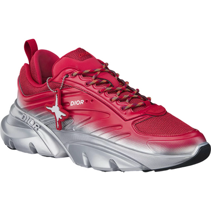 Sneaker B44 Blade Maille technique rouge argenté tissu technique