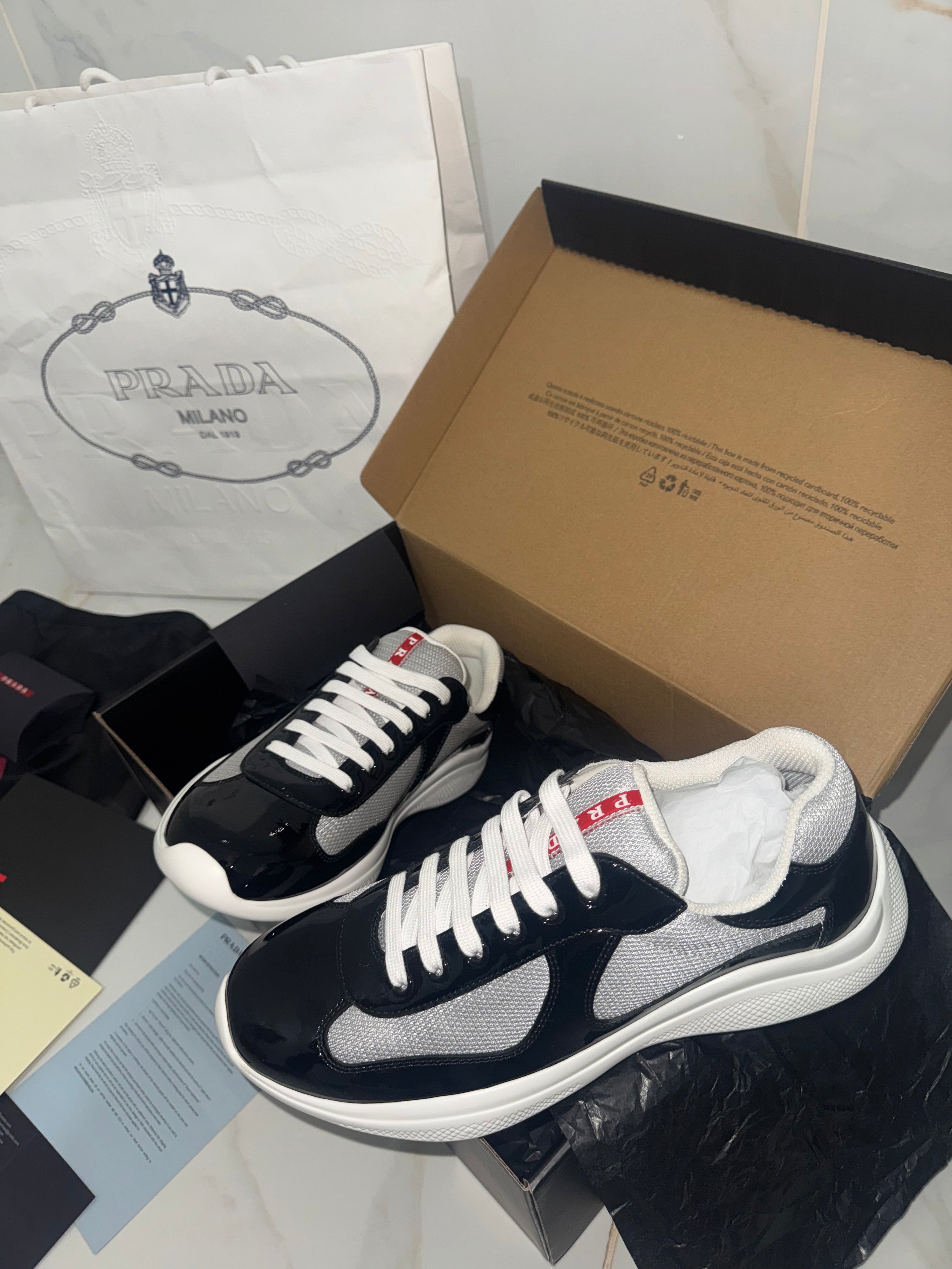 Sneakers Prd America ´ s Cup black & white 10/10