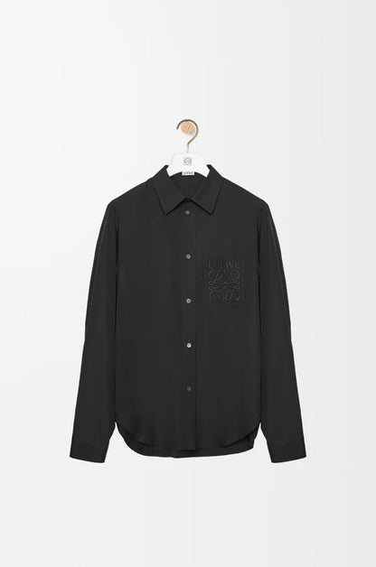 Chemise Loew en coton noir 10/10