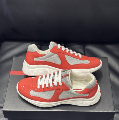 Sneakers Prd America ´ s Cup  Corail  tissu bike lisse 10/10 V3S