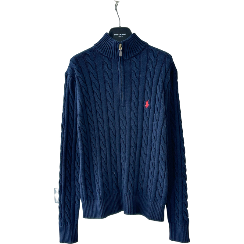 PULL RALPH BLEU  ZIPPÉ