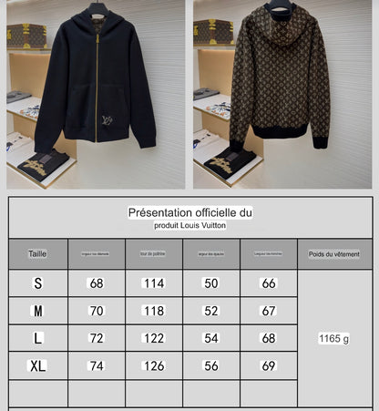 Blouson à capuche Lv réversible 10/10