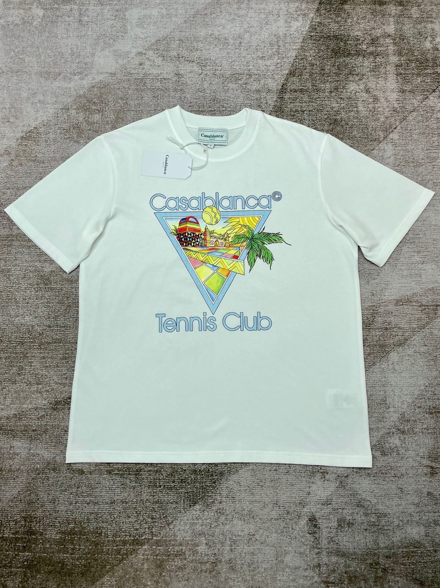 CASA PRINTED TENNIS CLUB T-SHIRT