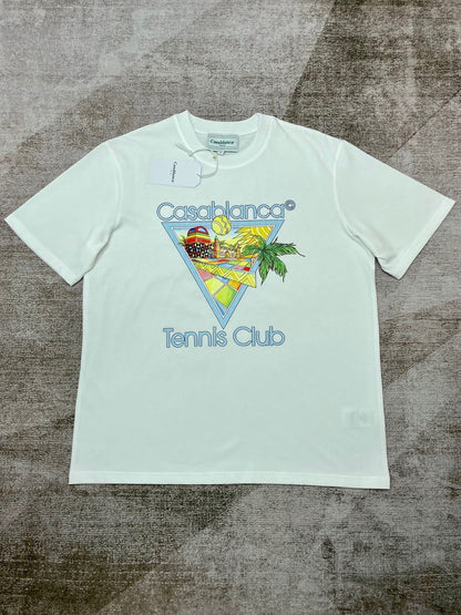 CASA PRINTED TENNIS CLUB T-SHIRT