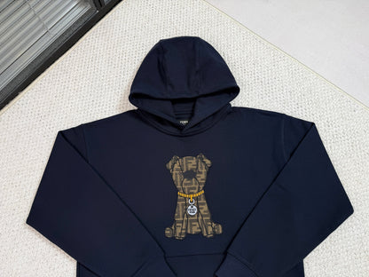 FF Sweat-shirt Dog noir 10/10