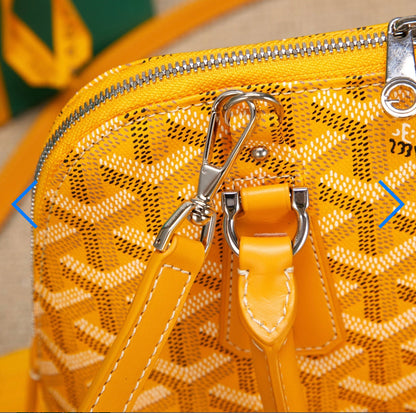 Vendome Yellow invoice bag