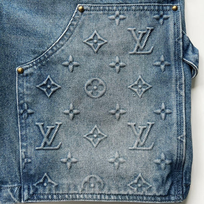 LV CARPENTIER DENIM KURZ BLAU