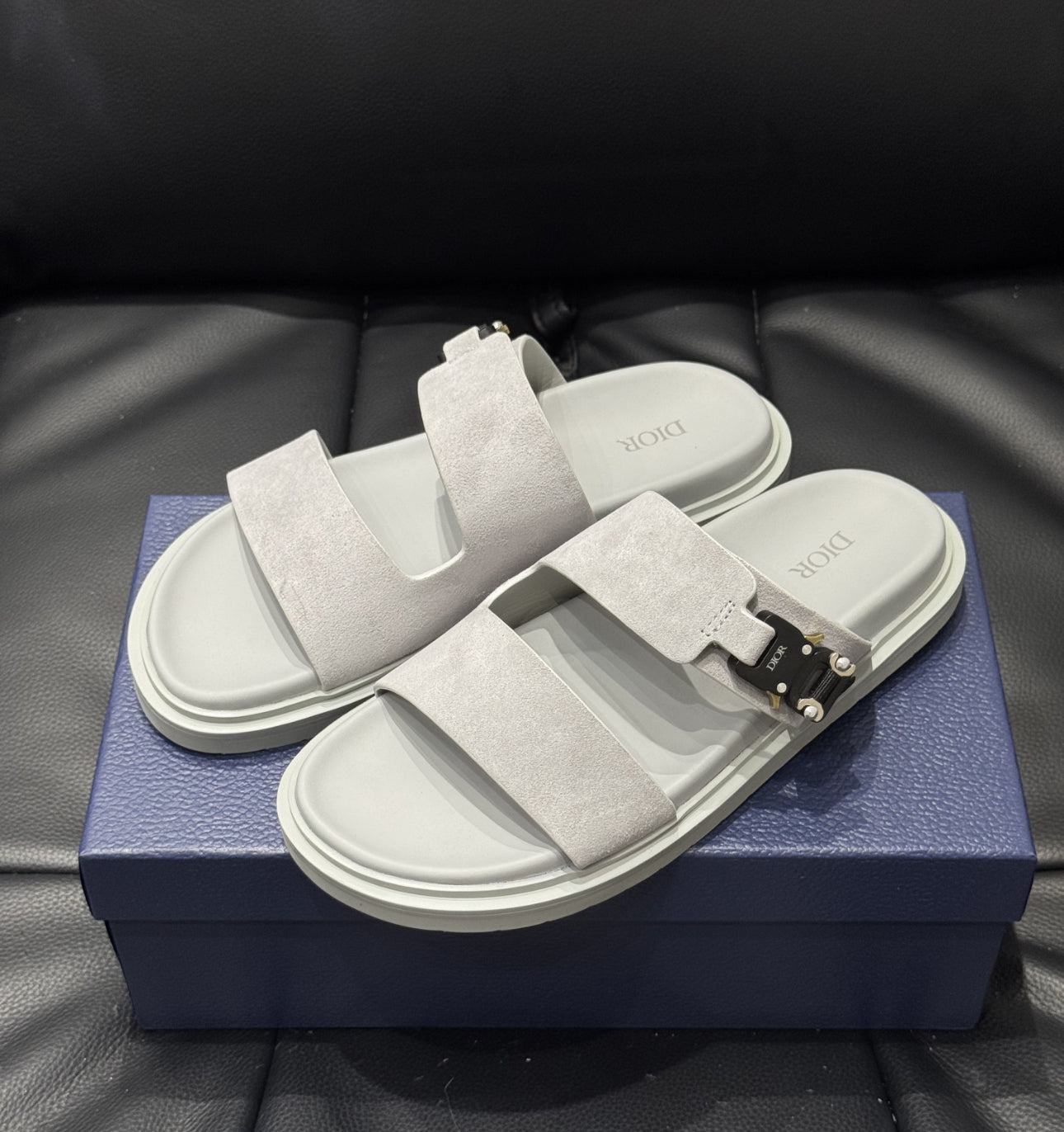 Sandale Dior Aqua Suède grise