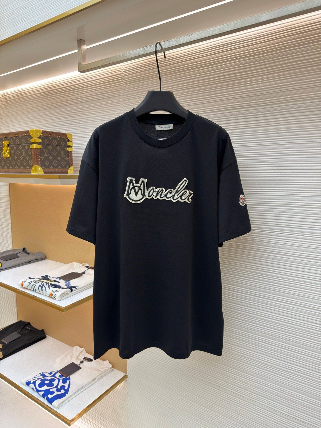 T Shirt Monclr logo brodé