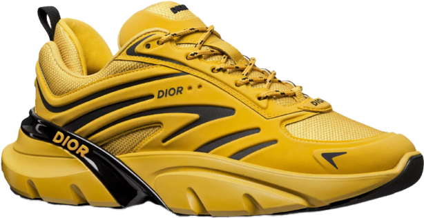 Sneaker B44 Blade Maille technique jaune et tissu technique jaune