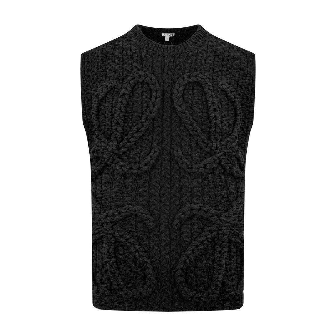 Pull  sans manches en laine LOEW
