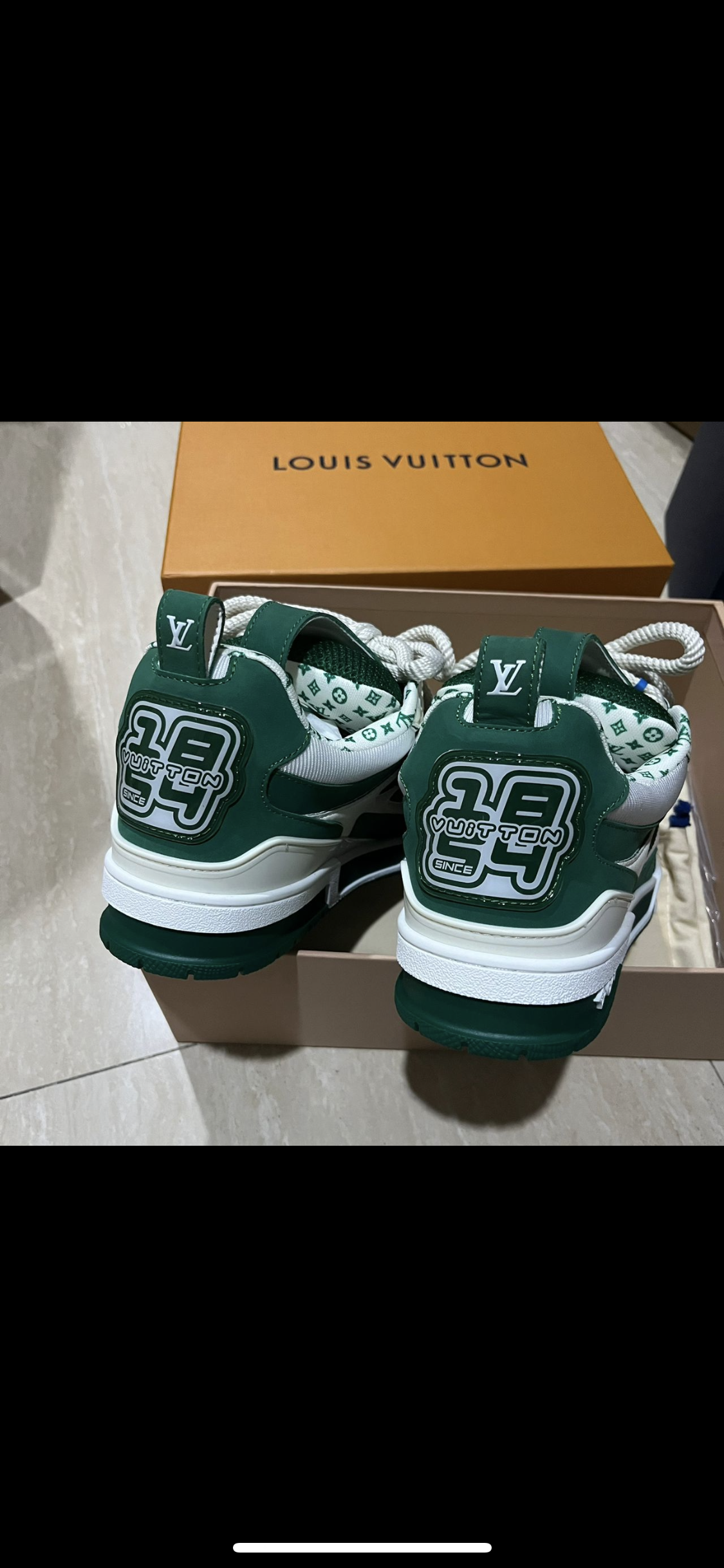 Lv Skate grüne Turnschuhe 10/10 Rechnung