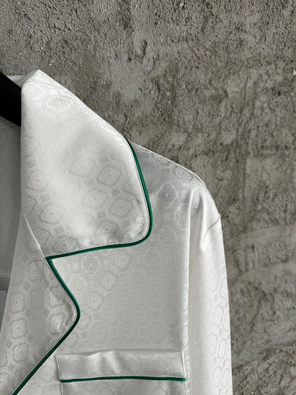 Monogram Pyjama Silk shirt