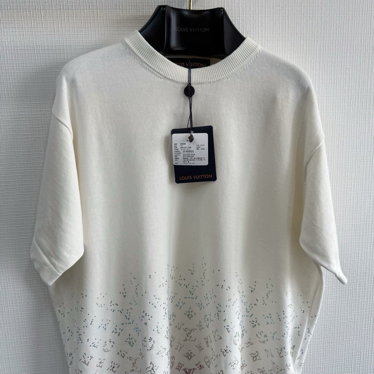 Tee-shirt lv ornementé Monogram Gradient