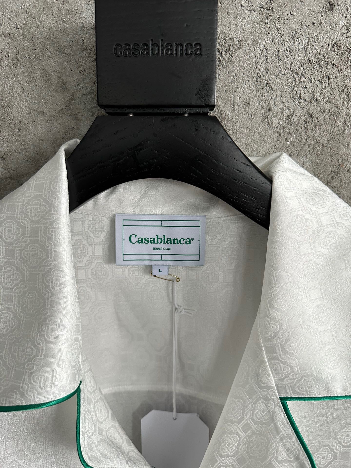 Monogram Pyjama Silk shirt