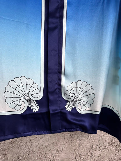 Chemise cubaine à imprimé graphique ensemble
