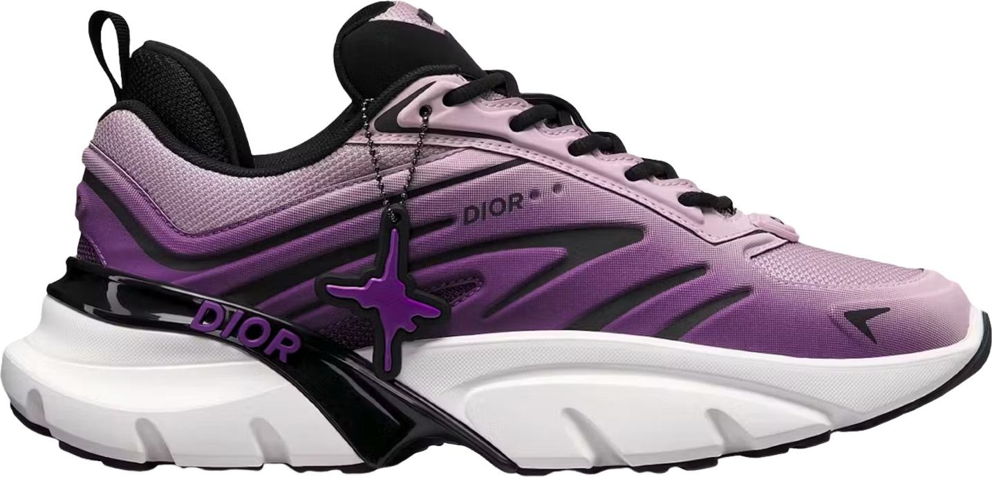 Sneaker B44 Blade Maille technique blanche  et tissu technique violet dégradé 😈