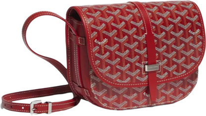 Sac Belvédère  red leather facture