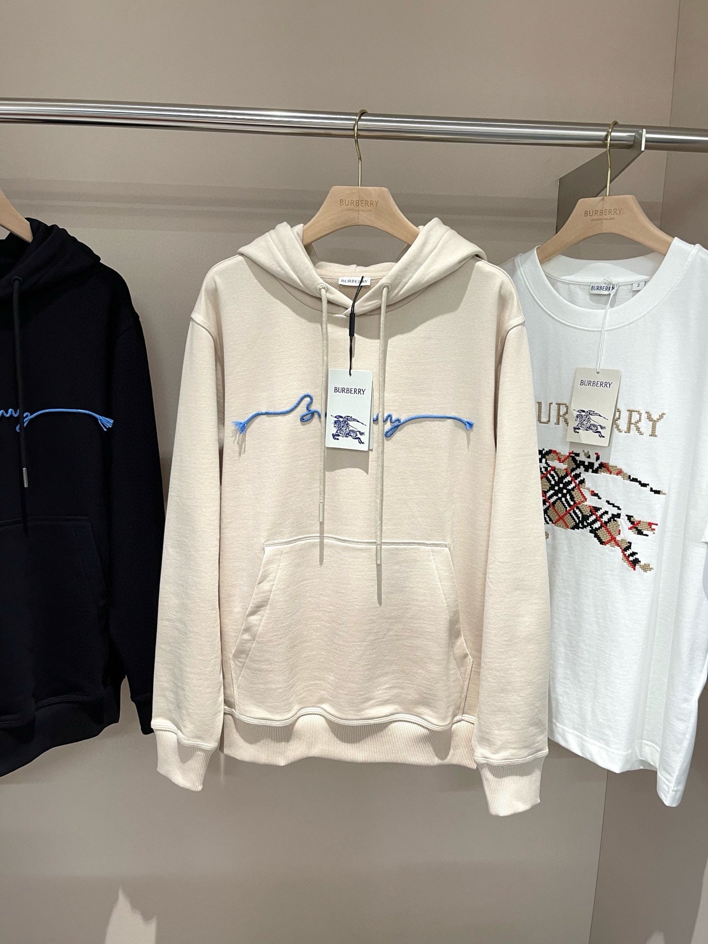 Hoodie en coton à logo corde brb