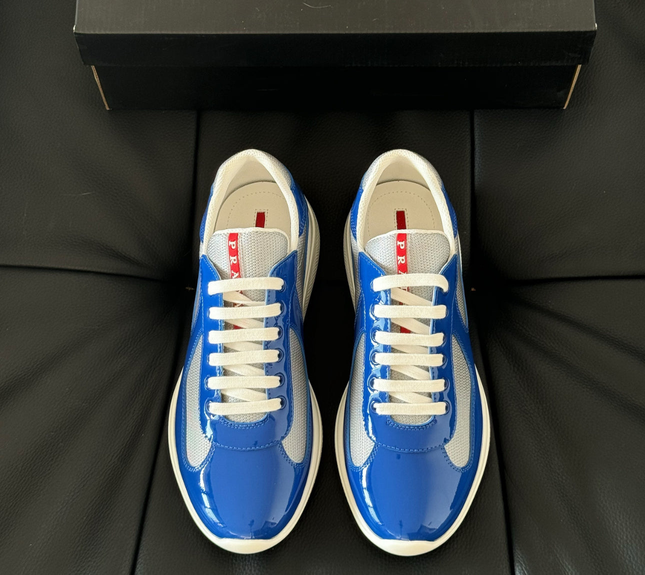 Sneakers Prd America ´ s Cup  bleu foncée   tissu bike lisse 10/10 V3S