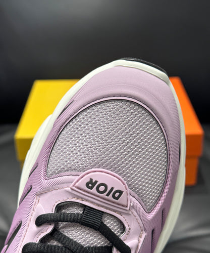 Sneaker B44 Blade Maille technique blanche  et tissu technique violet dégradé 😈