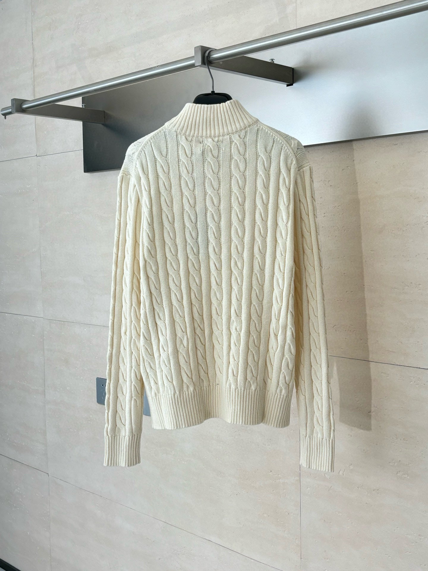 PULL RALPH BEIGE ZIPPÉ