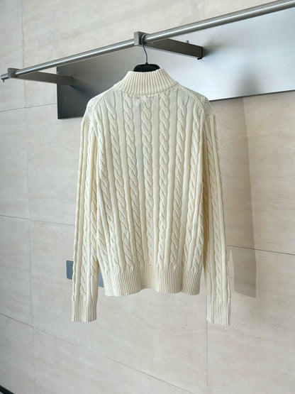 PULL RALPH BEIGE ZIPPÉ