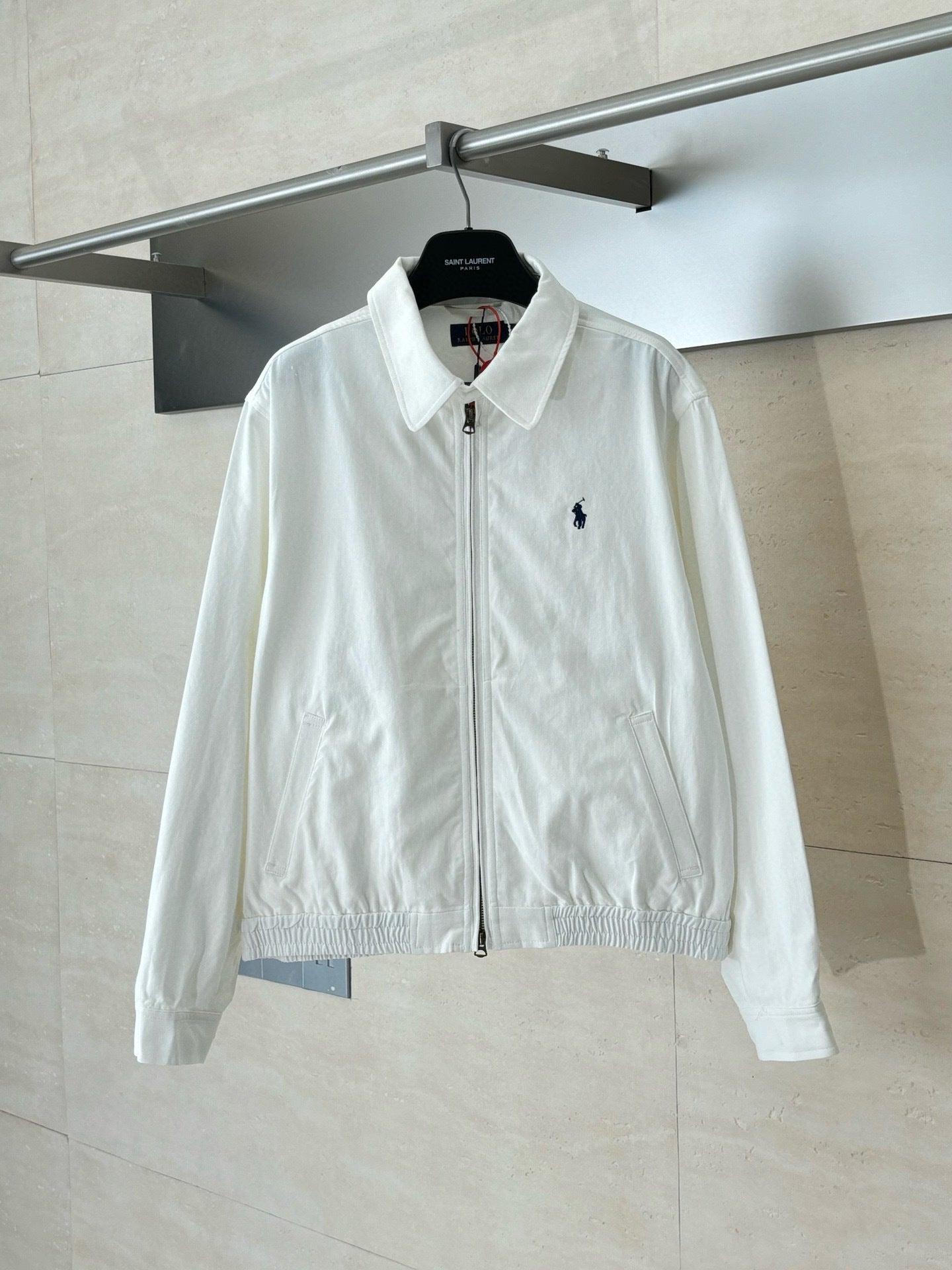 VESTE RALPH WHITE ZIPPÉ