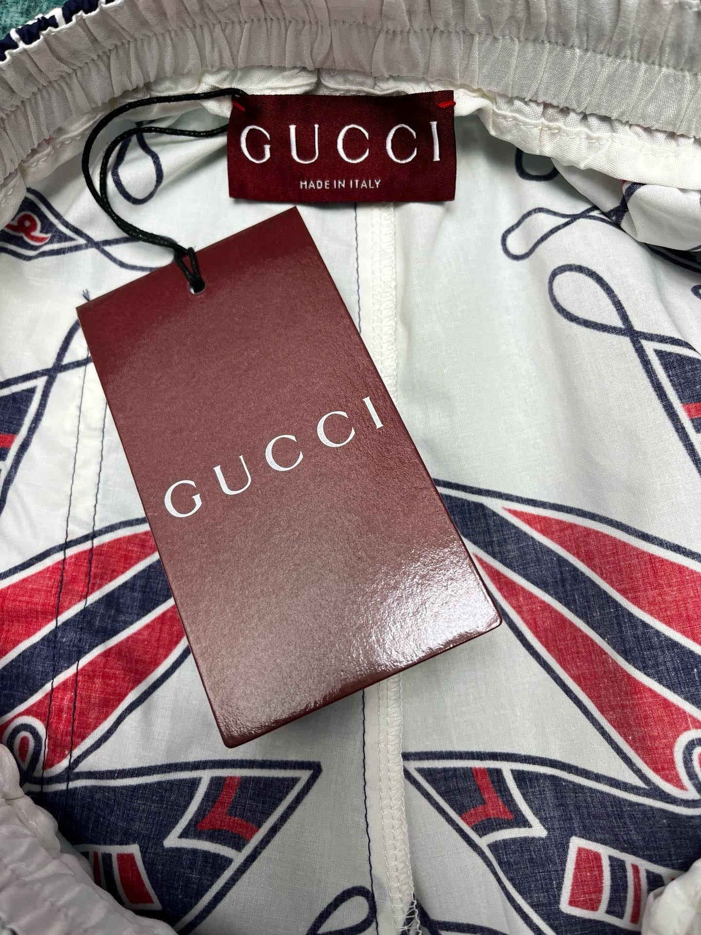 SHORT GG BANDANA PRINT COTTON SHIRT