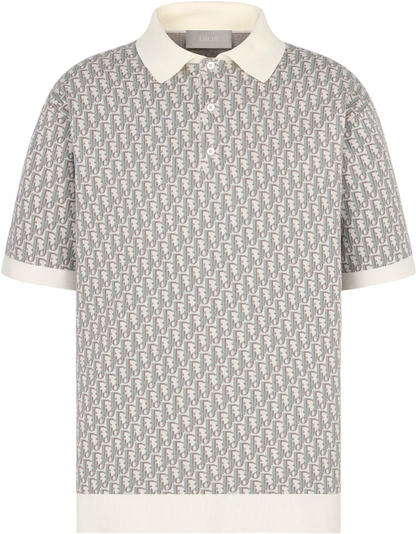 Polo CD oblique coton Jacquard