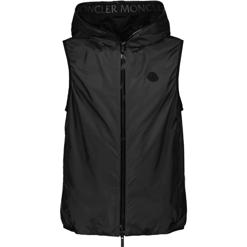 Gilet coupe-vent à capuche monclr