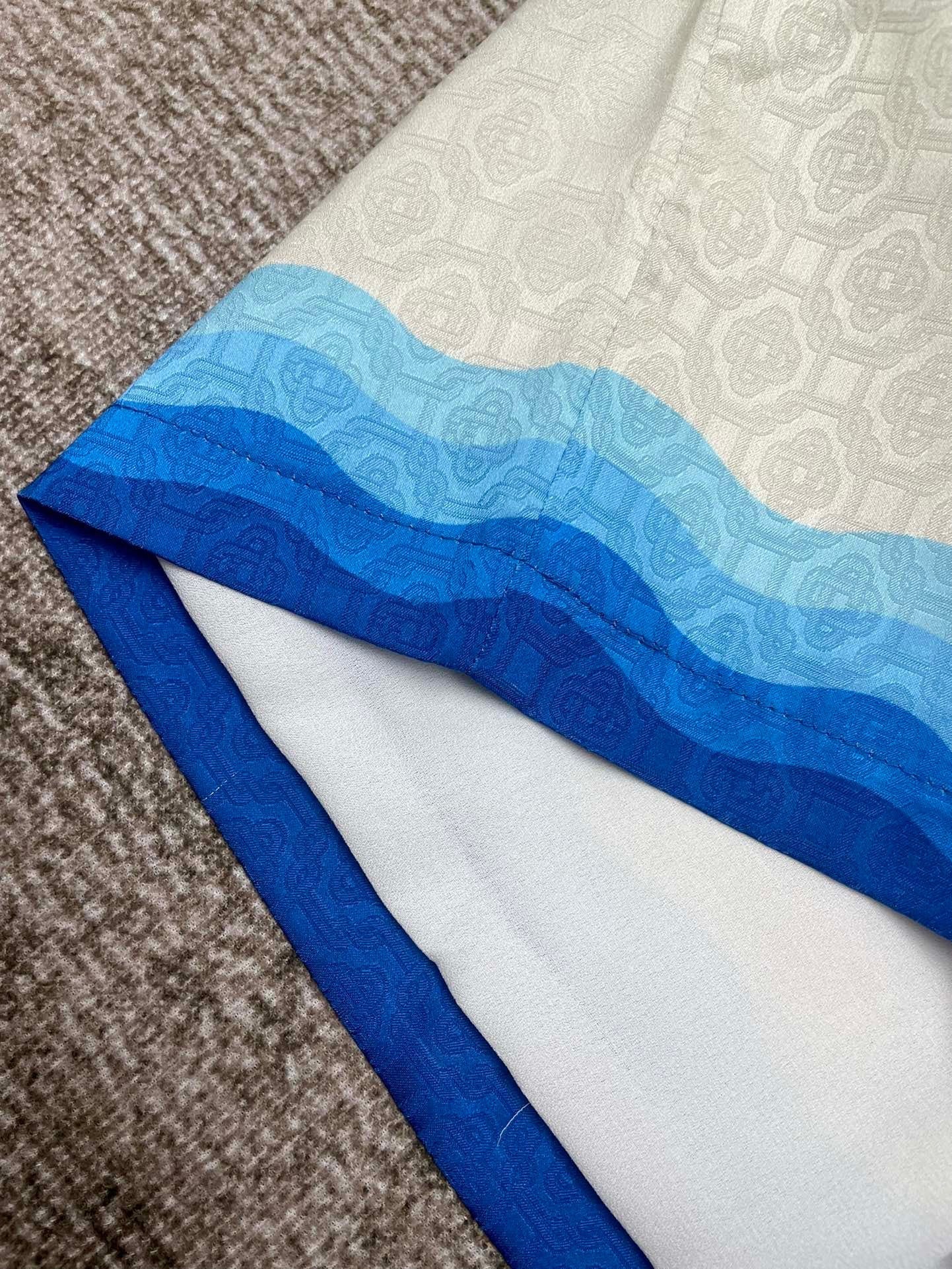 Short casa blue azur