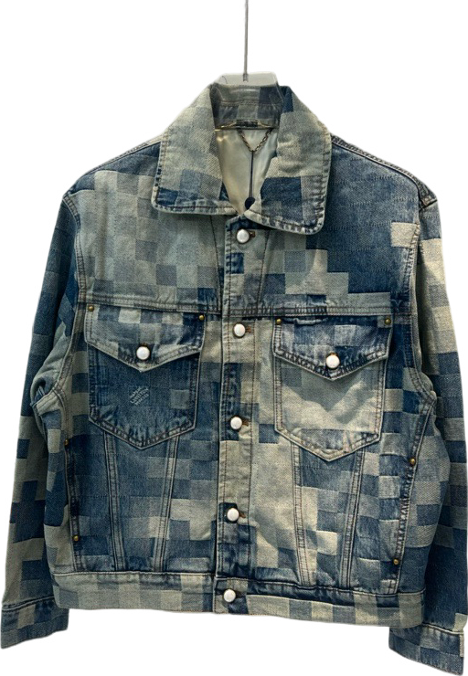 Jeansjacke mit LV-Monogramm