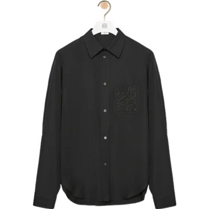 Chemise Loew en coton noir 10/10