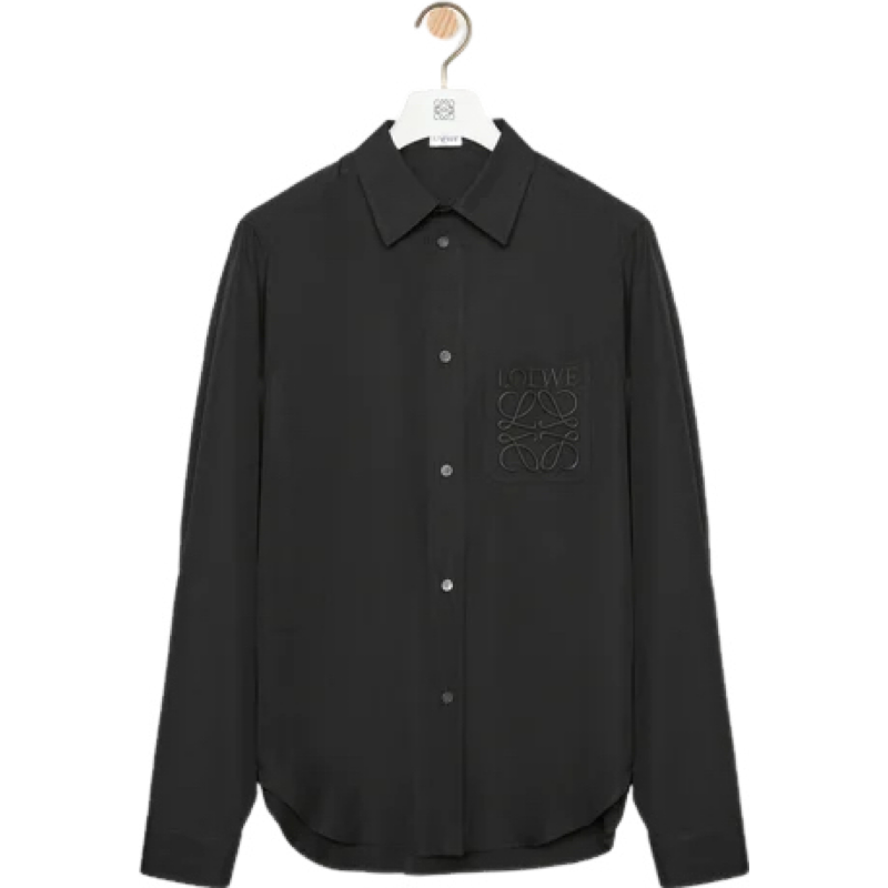 Chemise Loew en coton noir 10/10