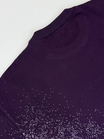 T-shirt Purple lv maille jacquard Monogram