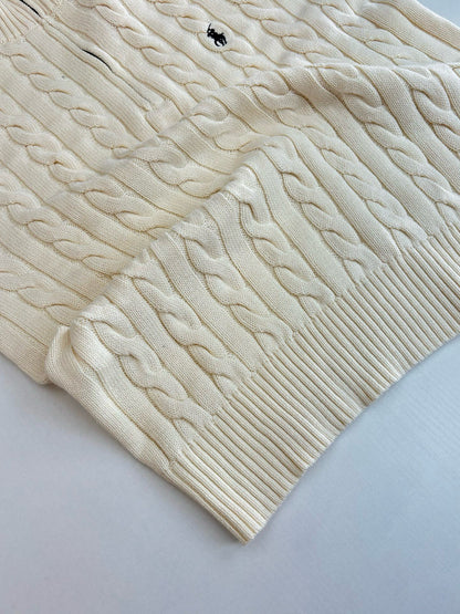 PULL RALPH BEIGE ZIPPÉ