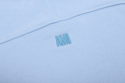 Sweat blanc à petit logo ami de cœur blanc
