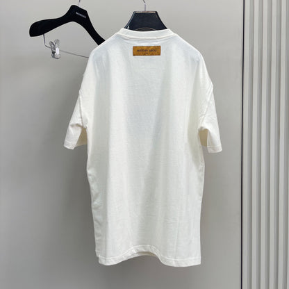 Tee-shirt  Lv Rainbow Printed T-shirt