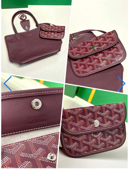 Sac Anjou Mini bordeaux  facture