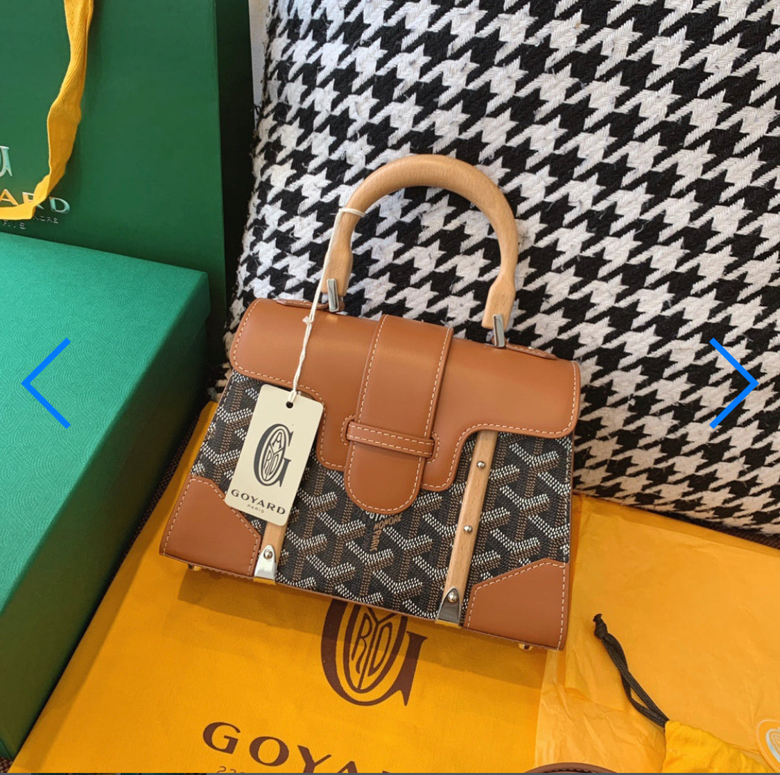 Sac Saigon mini brown facture