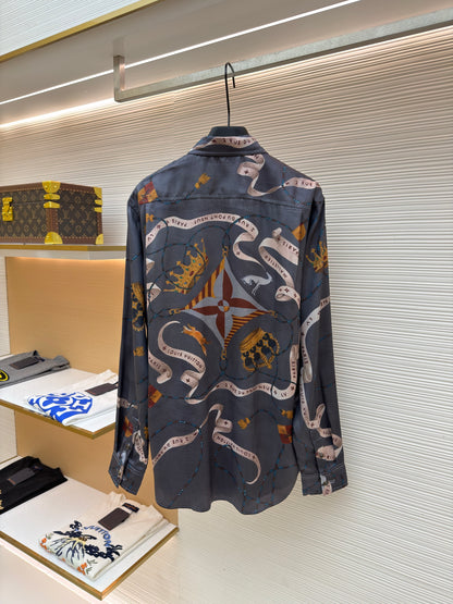 Chemise lv en soie