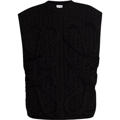 Pull  sans manches en laine LOEW