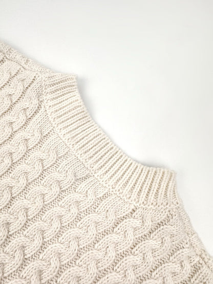 Pull  sans manches en laine LOEW